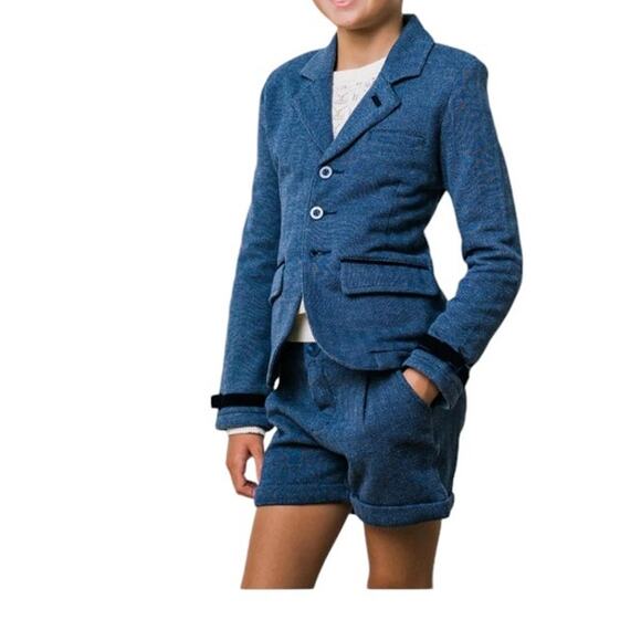 NWT Hope & Henry Girl's Cuffed Fleece Dress Shorts Size 5 - Picture 1 of 7